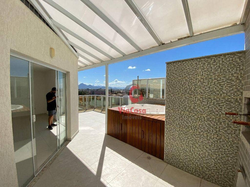 Imagem 5 de 22 de Cobertura Residencial À Venda, Costazul, Rio Das Ostras. - Co0073
