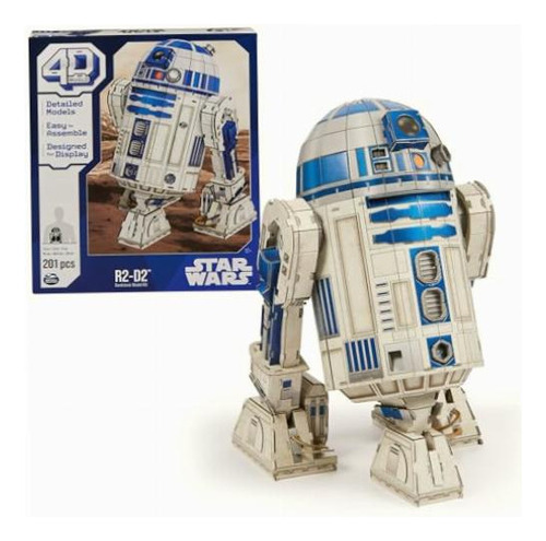 Kit De Modelo De Cartulina Star Wars R2-d2 De 201 Piezas