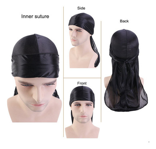 Bufanda Tipo Turbante Musulmana Unisex Durag, 6 Piezas
