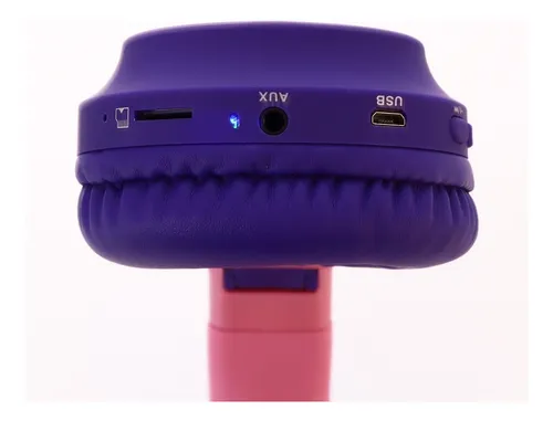 Auriculares Inalambricos Dekkin Radio Fm Vincha Orejas Gato