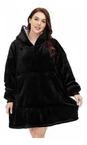 Comprar Bata Con Capucha Salida De Baño Para Mujer Y Hombre Poleron Con Bolsillos Sudadera De Polar Sherpa Calienta Rapido Forro Polar Maxi Polerones 