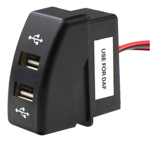 Cargador Usb Doble Para Coche, 5 V, 2,1 A, Enchufe Usb Para