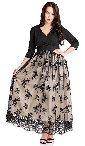 Vestido Largo Maxi Largo Para Fiesta Traje De Noche Mangas 3