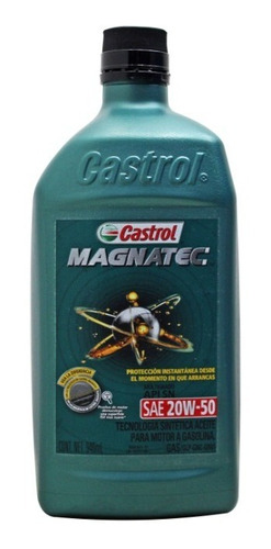 Botella Aceite Castrol 20w50 Magnatec Semisintetico 946ml