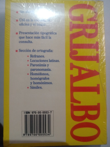 Imagen 3 de 4 de Grijalbo Diccionario De Sinónimos Y Antónimos Nuevo