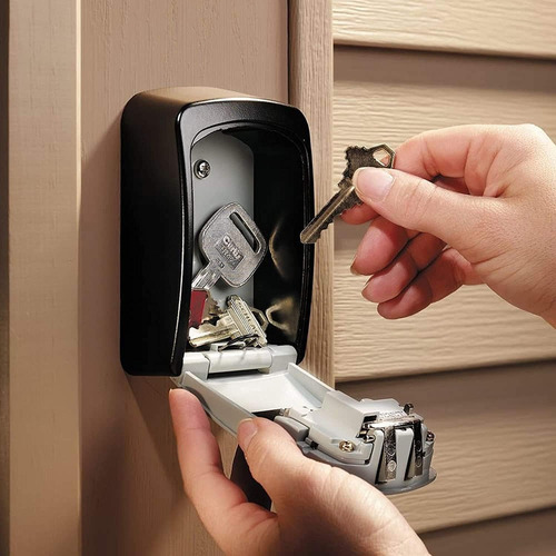 Cofre Guarda Llaves Mini Caja De Seguridad Portátil Candado