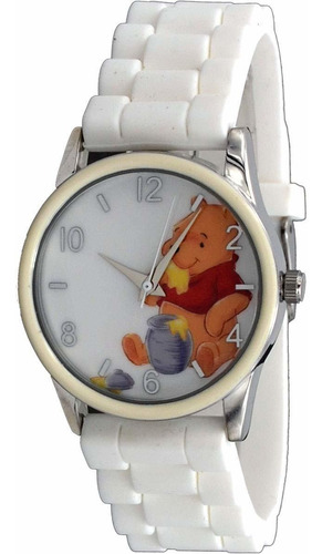 Reloj Unisex Disney Wtp106 Cuarzo 36mm Pulso Blanco