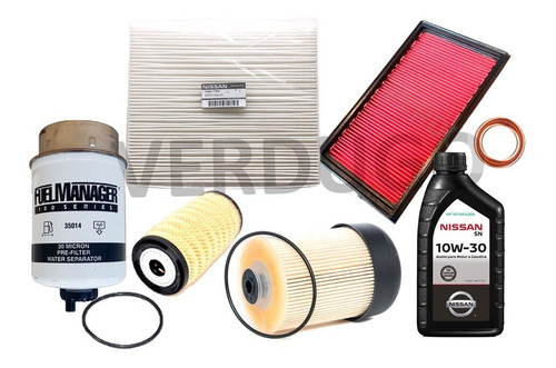 Kit Filtros Y Aceite Nissan Np300 - Original