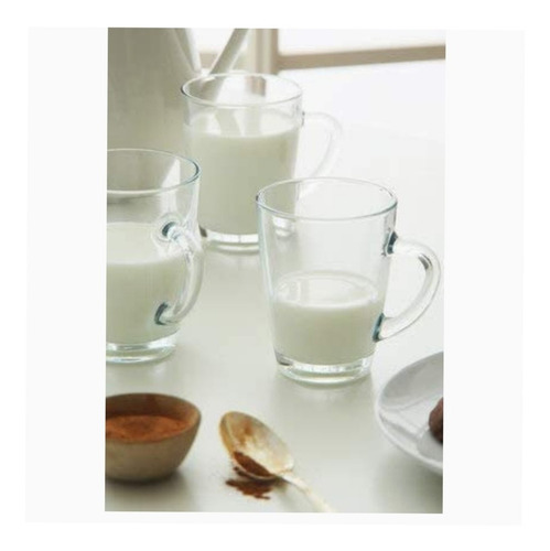 Imagen 6 de 7 de Set 6 Tazas Para Café Té Marca Lav Vidrio 300ml