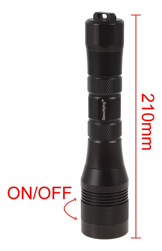 Securitying Impermeable 1000 Lúmenes Led Linterna De Buceo B