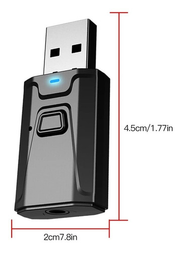 Imagen 5 de 8 de Bluetooth Transmisor Receptor Audio Tv Pc Laptop Sin Cables