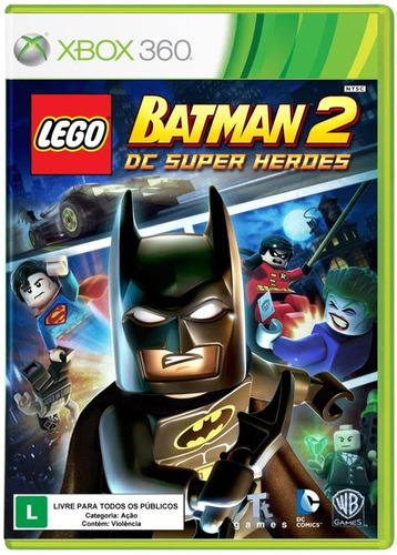 Lego Batman 2 Dc Super Heroes Xbox 360 Original Frete Grátis (Recondicionado)