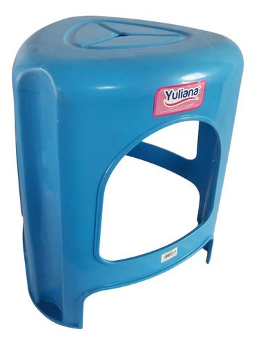 Banco De Plástico Triangular Para Camping O Negocio Celeste