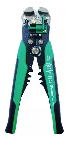 Imagen 1 de 3 de Pinza Crimpeadora Y Pela Cable 0,2 A 6mm Proskit 8pk-371d