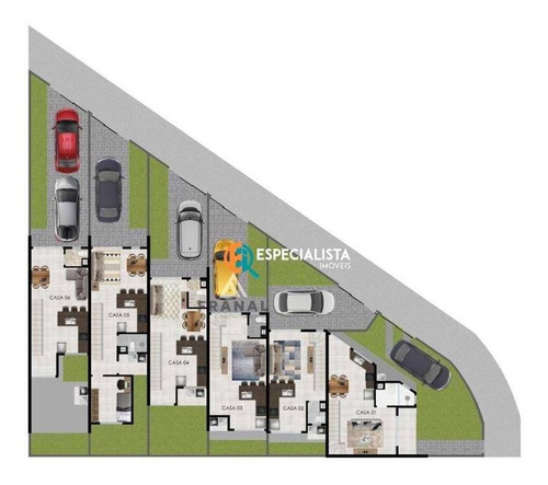 Imagem 3 de 4 de Casa Com 3 Dormitórios À Venda, 83 M² Por R$ 370.000,00 - Novo Centro - Santa Luzia/mg - Ca0347