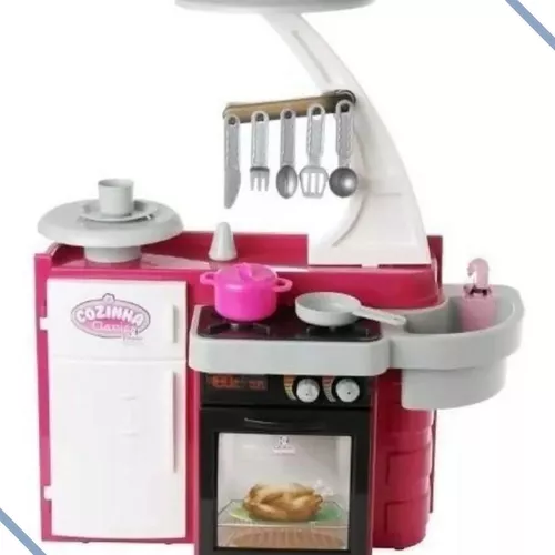 Cozinha Infantil Brinquedo Kit Criança Completa Fogão Menina