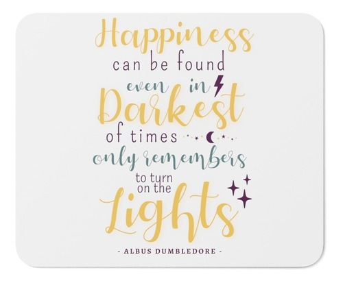 Mouse Pad - Harry Potter - Albus Dumbledore - Happiness C...
