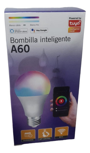 Ampolleta Bombilla Inteligente Led Smart Life 10w Wifi App Rgb