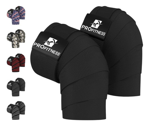 Profitness | Weight Lifting Knee Wraps Vendas Rodillas | 78¨