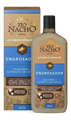 Acondicionador Tío Nacho Engrosador X 415 Ml