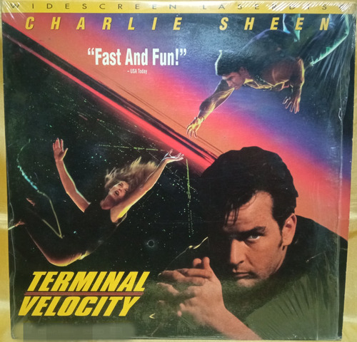 Fo Terminal Velocity Charlie Sheen Laserdisc 94 Ricewithduck