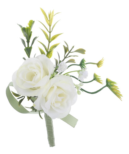 Boutonniere De Flores Artificiales Para Novios