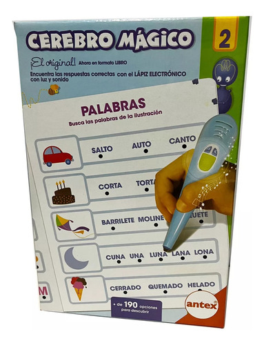 Cerebro Mágico 2 Juego Lápiz Electrónico Antex 2662