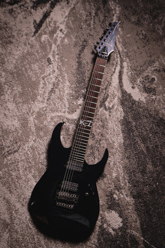 Guitarra Ibanez K7 Fire Spark Blue James Munky (korn) - 2005 Destro Azul Rosewood (Usado)