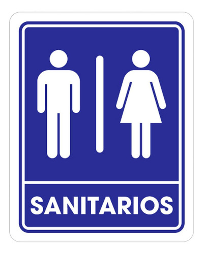  Señalamiento Sanitarios 25 X 35cm Weston Ts-0125