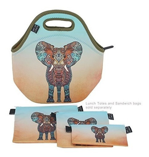 El Almuerzo De Neopreno Bolsa Por Arte De La Comida - Artist