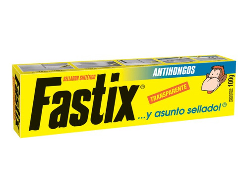 Sellador Silicona Acetica Fastix Pomo 100g Trans-bco.negr