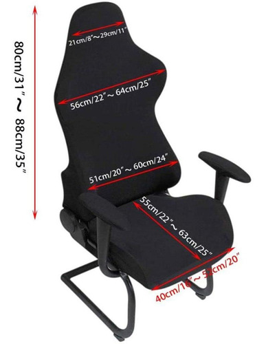 2x Funda Para Silla De Juego Funda Protectora De Poliéster
