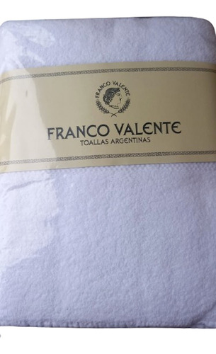 Juego De Toalla Y Toallon Franco Valente 100% Algodon 500g 