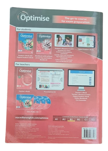 Optimise B1 - Student's Book + Workbook Pack - 2 Libros (Usado)