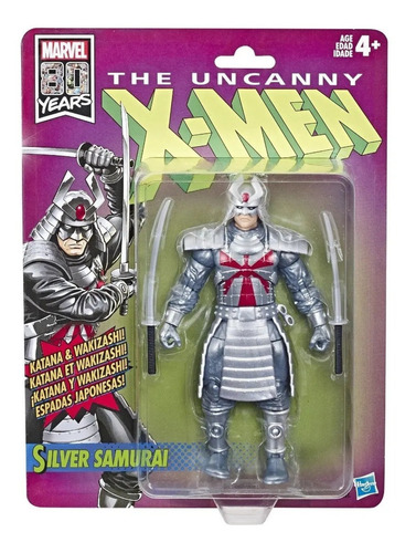 Figura Silver Samurai The Uncanny X-men Vintage Hasbro