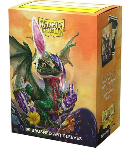 100 Fundas Dragon Shield Art Brushed Standard Easter Dragon