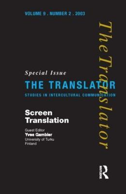 Libro Screen Translation : Special Issue Of The Translato...