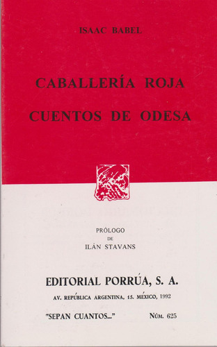 Libro Caballería Roja · Cuentos De Odesa