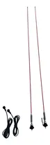 Comprar Antena Látigo Fibra Roja C\u002F Resorte Para Camión 2mts X Juego
