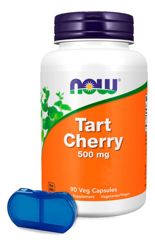 Suplemento en cápsula NOW Tart Cherry de 90 un