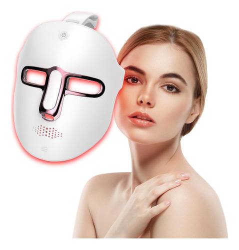 Máscara Facial Led Terapia 7 Colores Cycluminor 21.8x7.9cm