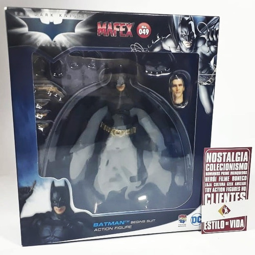 Batman Begins Suit Mafex No.049 Medicom Toy Original