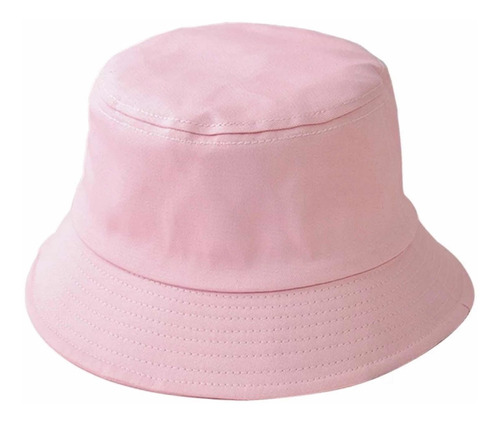 Chapéu Feminino Rosa Bucket Pescador Praia Adulto