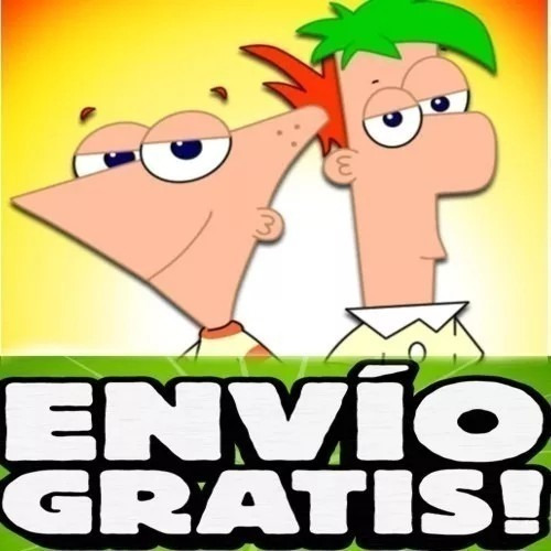 Kit Imprimible Phineas Y Ferb Diseñá Tarjetas, Cumples Y Mas