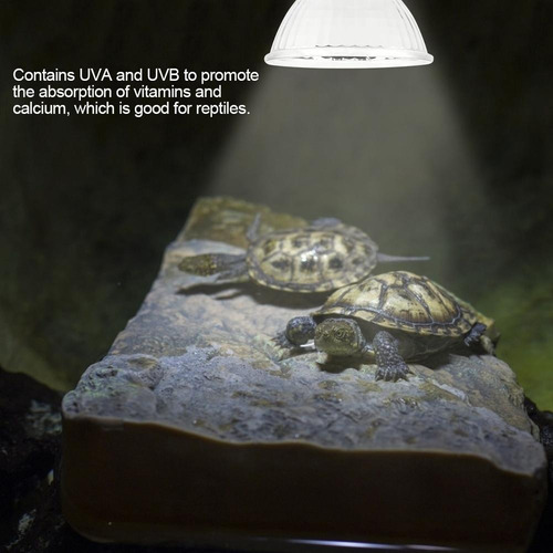 110-120v Uva Uvb Espectro Completo Lámpara Solar Reptil Cale