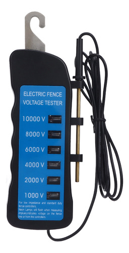 Medidor De Voltaje Eléctrico Fence Volt Tester, 10000 V, Res