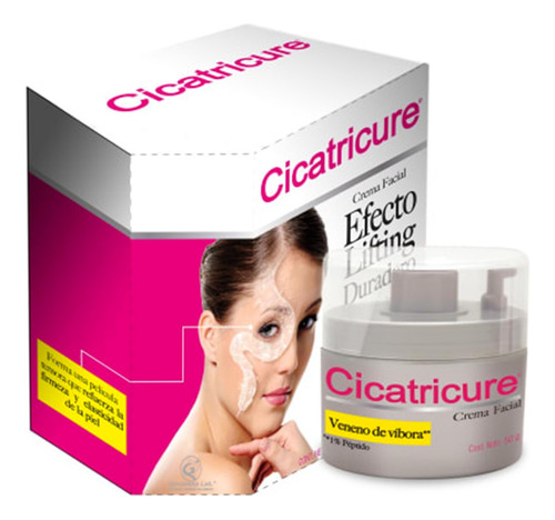 Crema Cicatricure Efecto Lifting Veneno De Víbora  50g