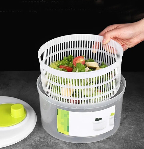 Imagen 4 de 10 de Centrifugador Escurridor De Verduras Vegetales Silmar