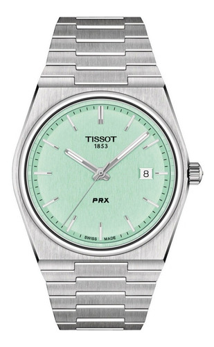 Relógio Tissot Prx T137.410.11.091.01 Light Green Mm 40