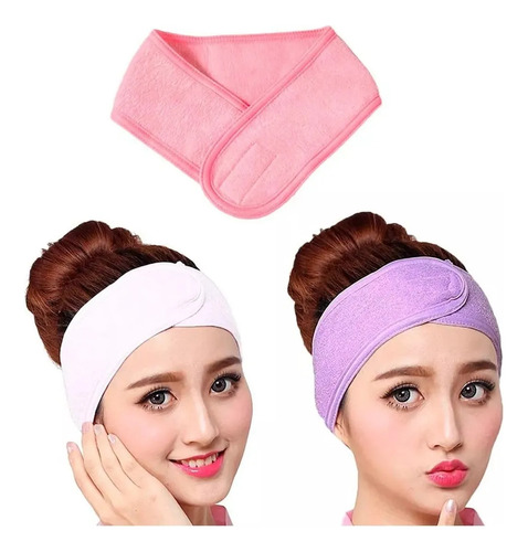 Cinta Mágica Para El Cabello, Diadema Facial, Spa, 6 Unidade